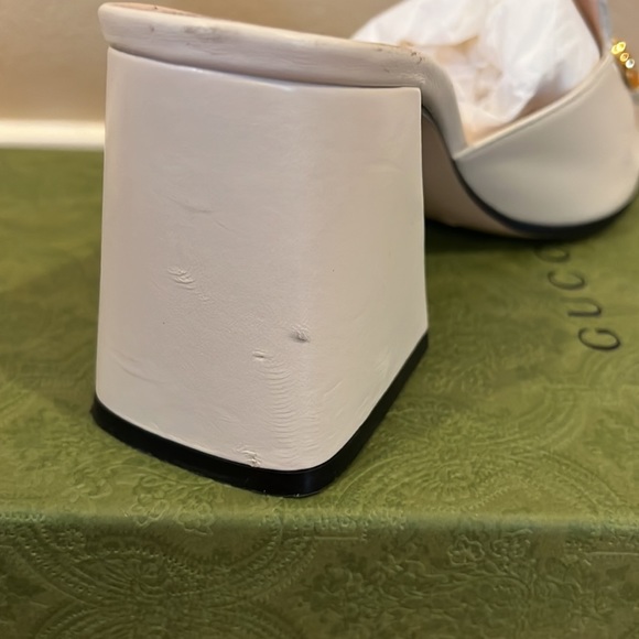 Authentic Gucci Heeled Slides - Picture 3 of 5